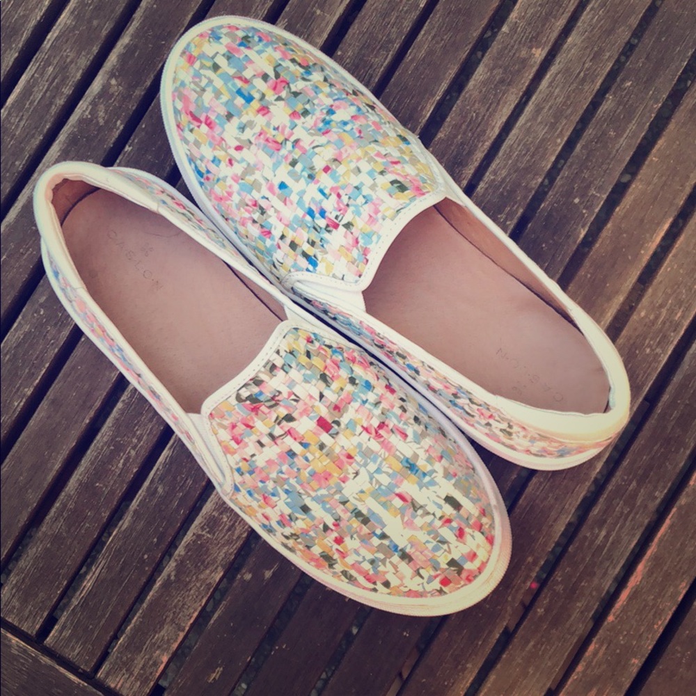 Caslon slide ons - multicolor - almost new